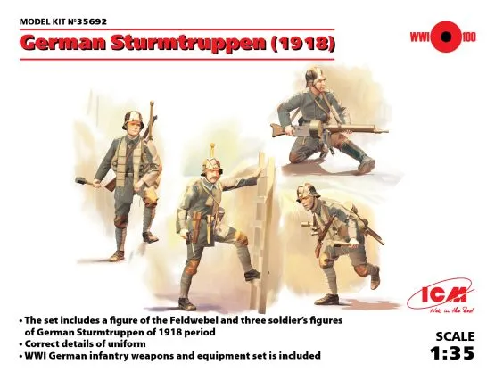 German Sturmtruppen (1918) 1:35