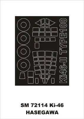 Ki-46-II Type 100 mask für Hasegawa 1:72