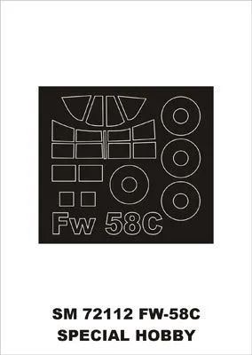 Fw 58C mask for Special Hobby 1:72