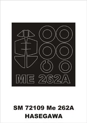 Me 262 mask für Hasegawa 1:72