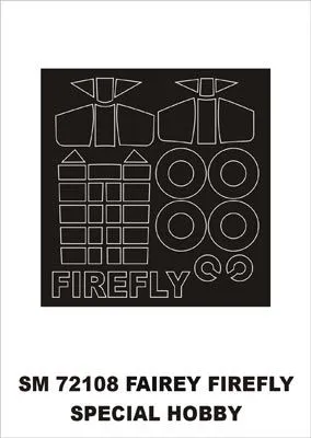 Fairey Firefly mask für Special Hopbby 1:72