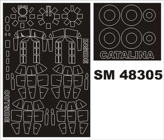 PBY/ OA-10A mask für Revell 1:48