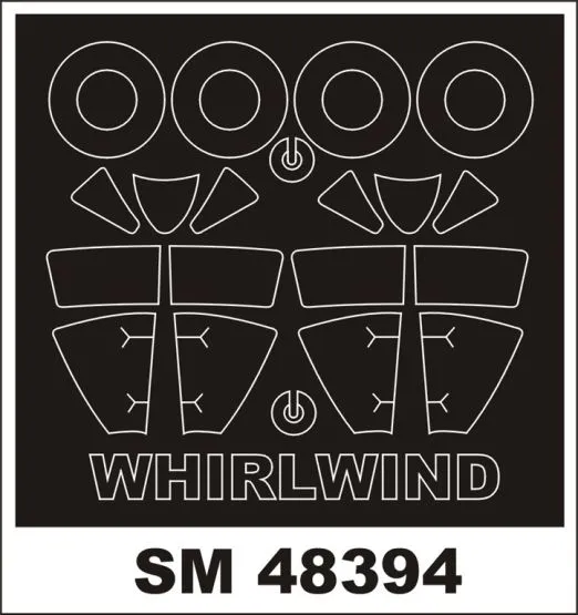 Whirldwind mask for Trumpeter 1:48