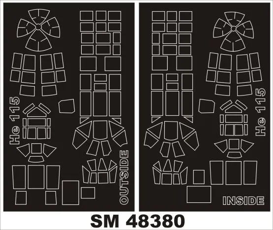 Heinkel He 115 mask for Special Hobby 1:48