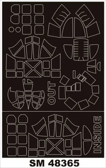 Fiat BR-20M mask für Special Hobby 1:48