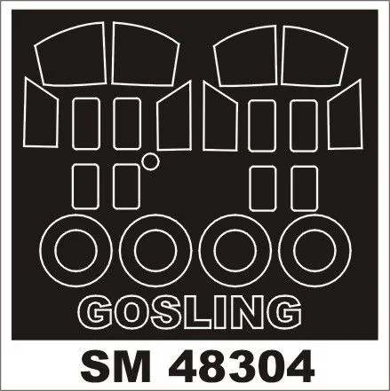 Grumman Glosling mask for AZmodel 1:48