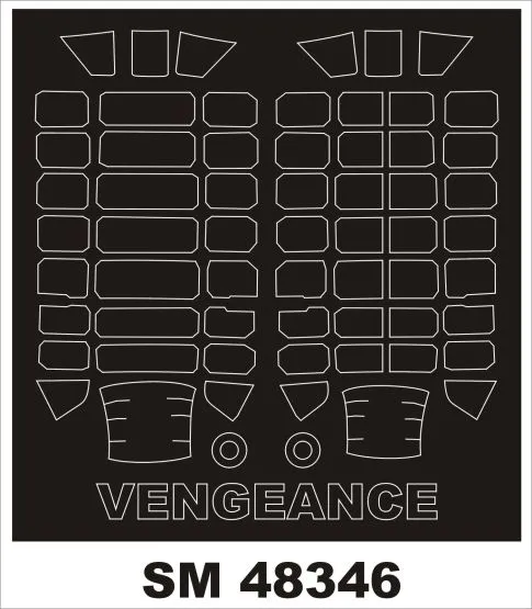 Vultee Vengeance mask für AZmodel 1:48