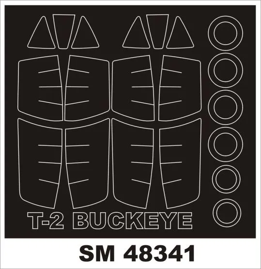 T-2 Buckeye mask for Special Hobby 1:48 T-2 Buckeye mask for Special Hobby 1:48
