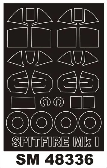 Spitfire Mk.I mask for Airfix 1:48