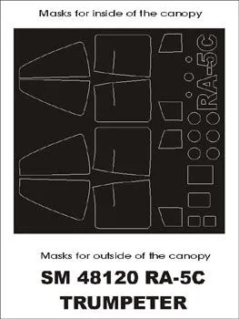 RA-5C Vigilante mask für Trumpeter 1:48