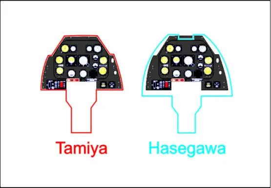 Bf 109G-5/6 - Instument panel 1:48
