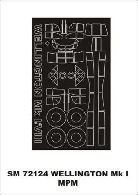 Wellington I/VIII mask for MPM 1:72