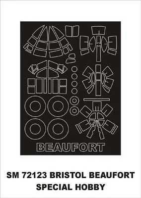 Beaufort mask for Special Hobby 1:72