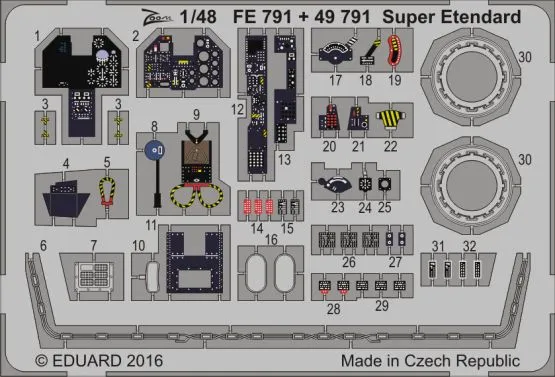 Super Etendard P.E. for Kitty Hawk - Zoom 1:48