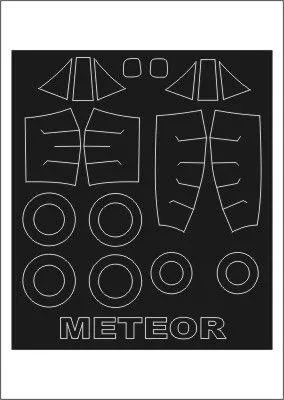 Gloster Meteor Mask für Special Hobby 1:72