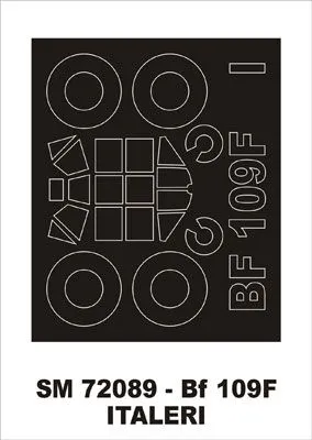 Bf 109F mask for Italeri 1:72