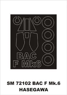 BAC F Mk.6 mask for Hasegawa 1:72