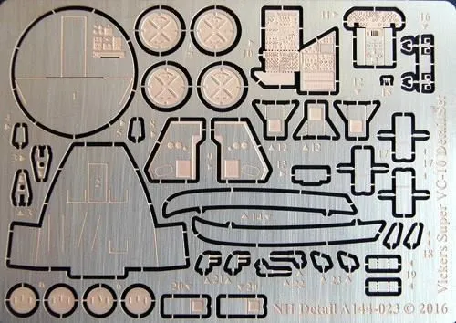 Vickers Super VC-10 Detail Set für Roden 1:144 Vickers Super VC-10 Detail Set für Roden 1:144