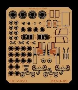 Douglas DC-8-63 P.E. for Minicraft 1:144