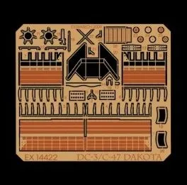 Douglas DC-3/C-47 P.E. for MiniCraft 1:144