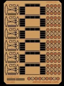 Airport Luggage Carts 1:144 Airport Luggage Carts 1:144