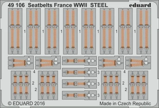 Seatbelts France WWII - STEEL 1:48