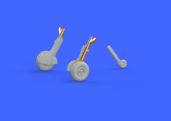 Spitfire Mk.IX legs w/ 4 spoke wheels, pat. 1:72