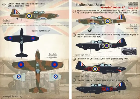 Boulton Paul Defiant 1:48