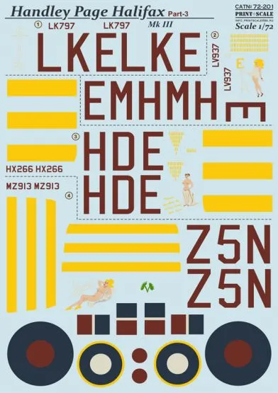 Handley Page Halifax Part 3 1:72