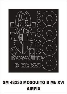 D.H. Mosquito B MkXVI mask for Airfix 1:48