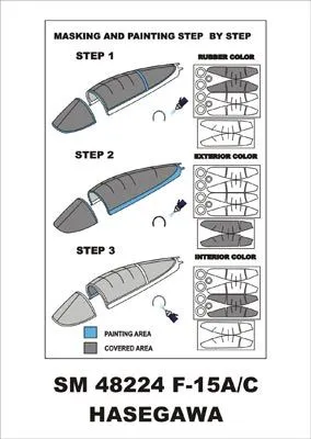 F-15A/C mask for Hasegawa 1:48