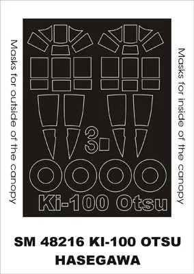 Ki-100 OTSU mask for Hasegawa 1:48 Ki-100 OTSU mask for Hasegawa 1:48