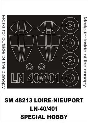 LN 40/401 mask for Special Hobby 1:48