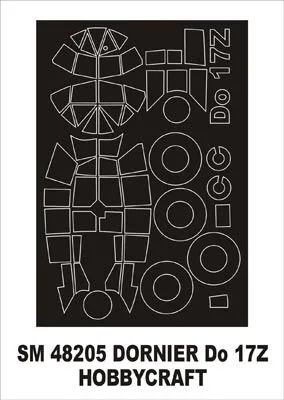 Do 17Z mask für Hobby Craft 1:48