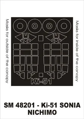 Ki-51 Sonia mask for Hichimo 1:48