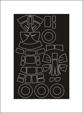 Martin Baltimore mask für Classic Airframes 1:48