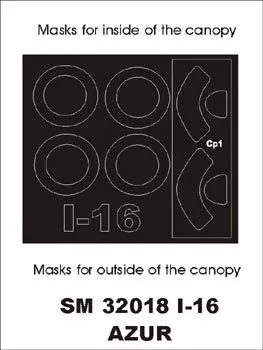 I-16 mask für Azure 1:32