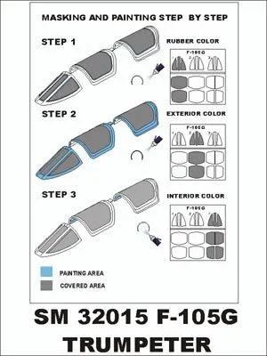 F-105G mask for Trumpeter 1:32