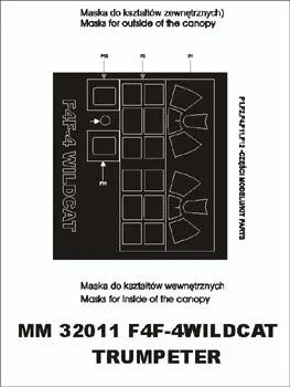 F4F-4 mask for Trumpeter 1:32