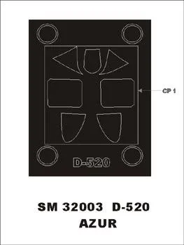 D.520 mask for Azur 1:32