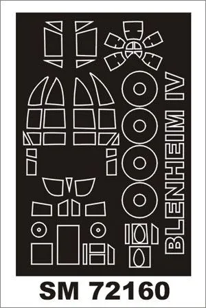 Blenheim IV mask for Special Hobby 1:72