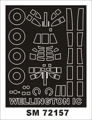 Wellington IC mask for Trumpeter 1:72