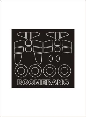 CAC-12 BOOMERANG mask for Special Hobby 1:48