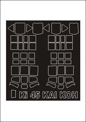 Ki-45 Toryu mask for Hasegawa 1:48 Ki-45 Toryu mask for Hasegawa 1:48