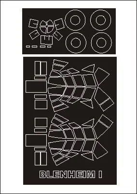Blenheim Mk.I mask für Classic Airframes 1:48