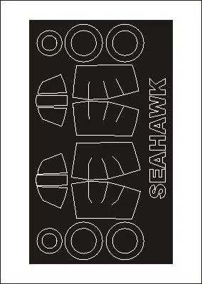 Seahawk FGA mask für Trumpeter 1:48