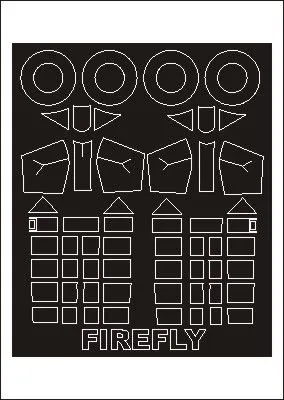 Fairey Firefly mask für AZ Models 1:48