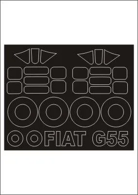Fiat G-55 mask for Special Hobby 1:48