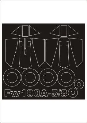 Fw 190A-5/8 mask for Hasegawa 1:48 Fw 190A-5/8 mask for Hasegawa 1:48