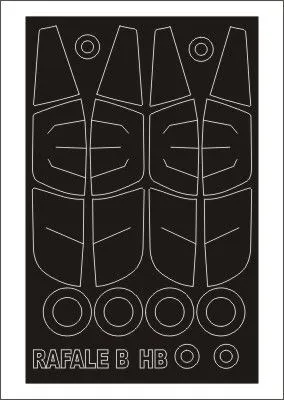 Rafale B mask for Hobby Boss 1:48